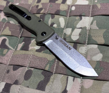 ROGUE Folding Knife-Gen 1 Special Edition OD Green/Stonewash.