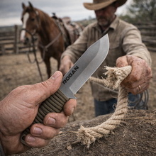 ROGAN Field Knife (RFK-PRO) Comes with sheath and belt clip.