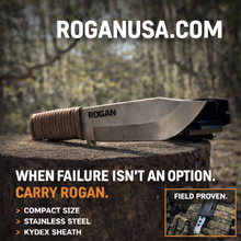 FATHER'S DAY BOGO SALE! (Add both to cart) ROGAN Field Knife - RECON (Comes with sheath and belt clip.)