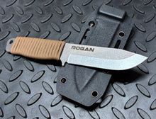ROGAN Field Knife (RFK-PRO) Comes with sheath and belt clip.