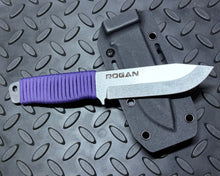 ROGAN Field Knife (RFK-PRO) Comes with sheath and belt clip.