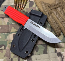 ROGAN Field Knife (RFK-PRO) Comes with sheath and belt clip.