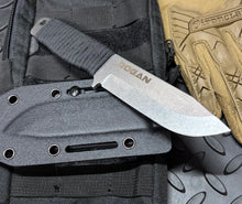 ROGAN Field Knife (RFK-PRO) Comes with sheath and belt clip.