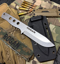ROGAN Field Knife (RFK-PRO) Comes with sheath and belt clip.