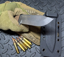 ROGAN Field Knife (RFK-PRO) Comes with sheath and belt clip.