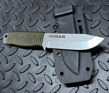 ROGAN Field Knife (RFK-PRO) Comes with sheath and belt clip.
