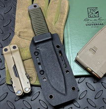 ROGAN Field Knife (RFK-PRO) Comes with sheath and belt clip.