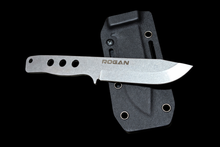 ROGAN Field Knife (RFK-PRO) Comes with sheath and belt clip.